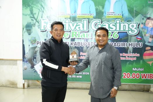 Festival Gasing se-Riau 2026 Resmi Dibuka di Inhu, Diramaikan 140 Peserta 